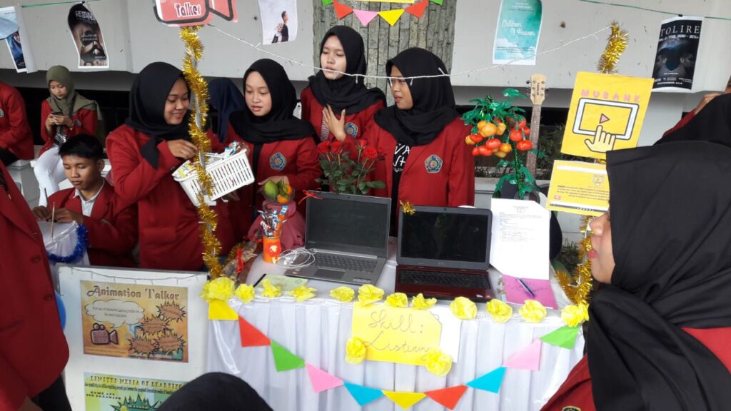 Suasana pameran media pembelajaran, ELMO 2019.