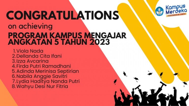 Superb! Delapan Mahasiswa Prodi Pendidikan Bahasa Inggris UMM Lolos Program Kampus Mengajar Angkatan 5 Tahun 2023